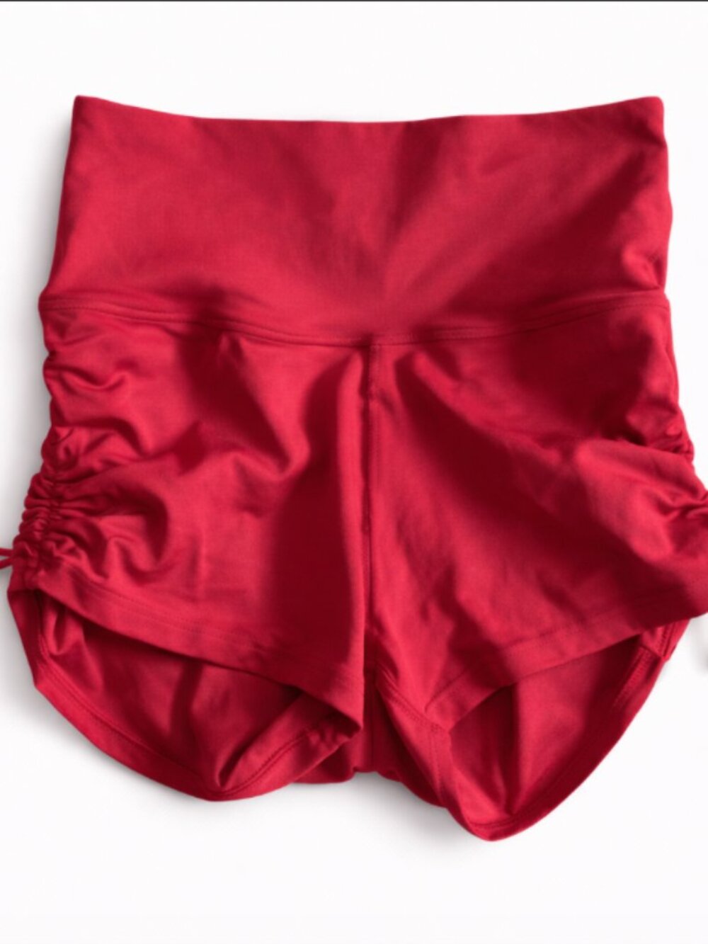 Mika Yoga Wear Red Athletic Shorts